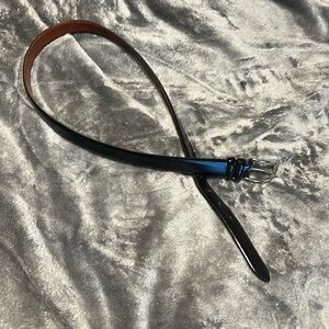 Cole Haan Black Brown Dress Belt